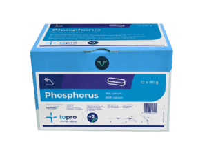 Topro Phosphorus bolus – mineraal dieetvoeder voor melkkoeien ter vermindering van melkziekte en ondersteuning van fosfor- en calciumhuishouding rond afkalven